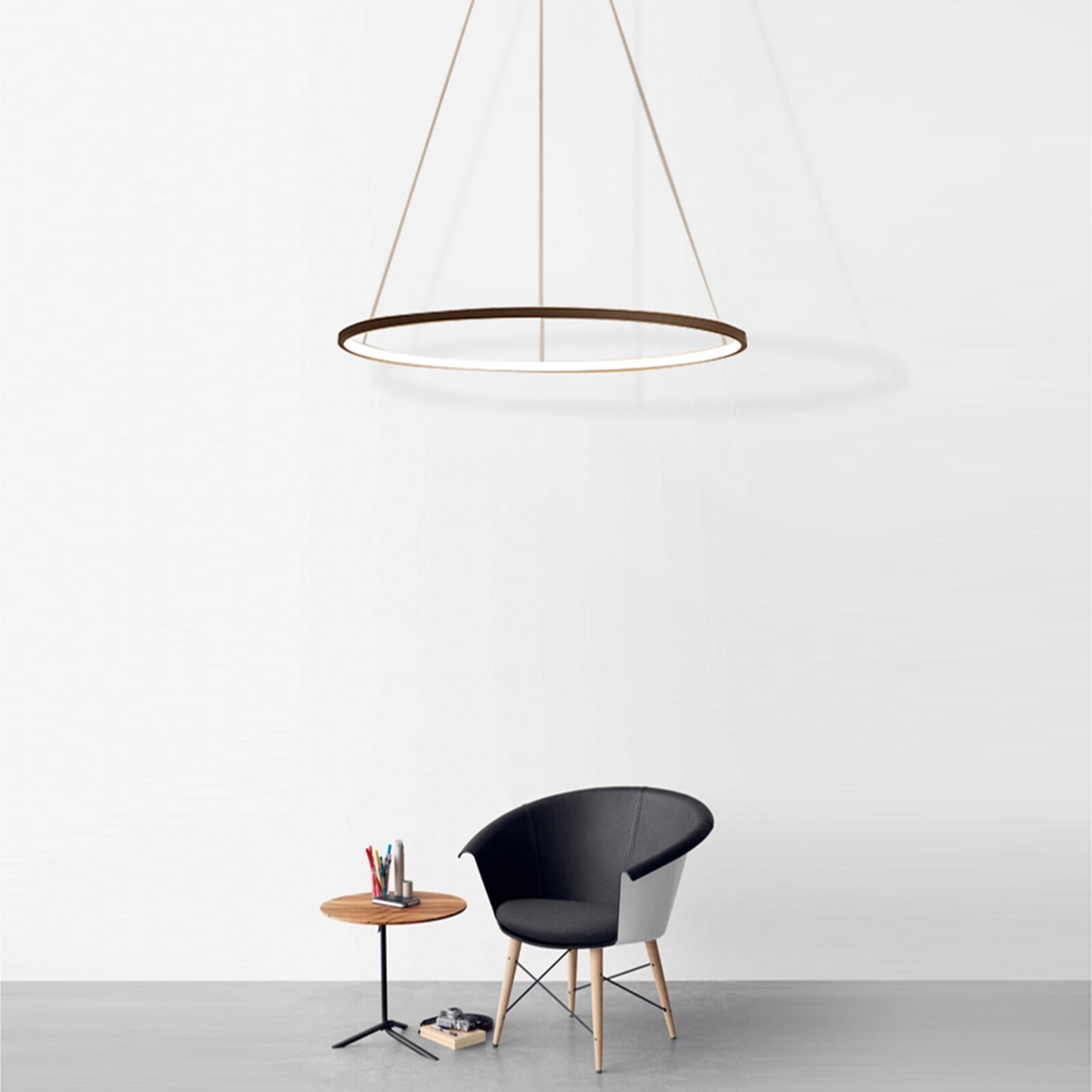 LED Pendelleuchte Ring-Design Deckenleuchte Hängeleuchte Runde Esszimmerlampe