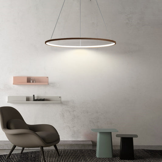 LED Pendelleuchte Ring-Design Deckenleuchte Hängeleuchte Runde Esszimmerlampe