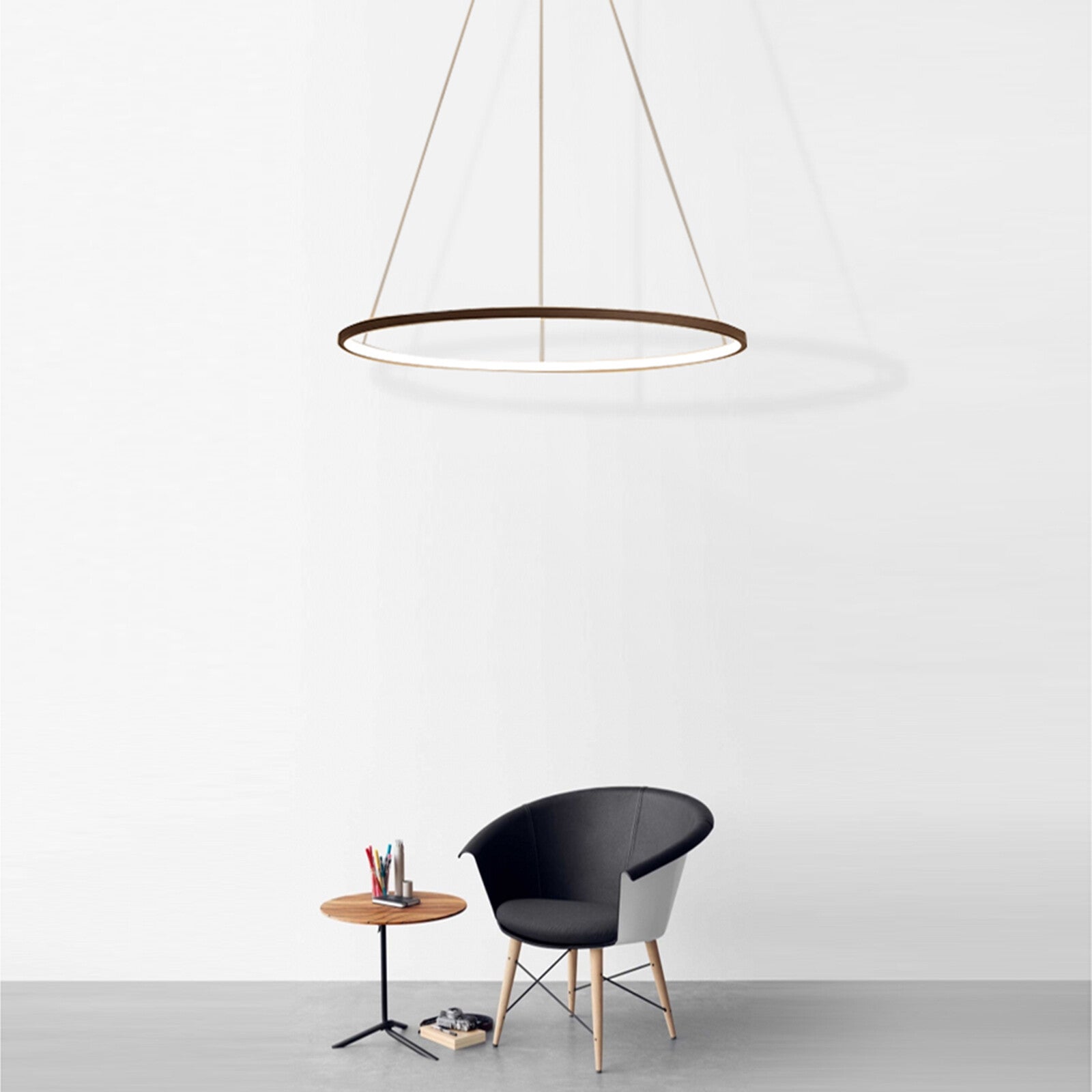 LED Pendelleuchte Ring-Design Deckenleuchte Hängeleuchte Runde Esszimmerlampe